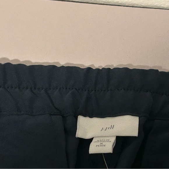 NWT J Jill navy blue cropped modal blend pants capris size M office coastal - Picture 8 of 14
